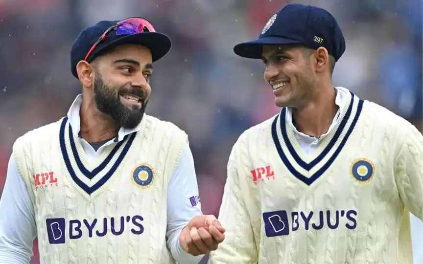 Virat Kohli and Shubman Gill [Source: @mufaddal_vohra/x.com]