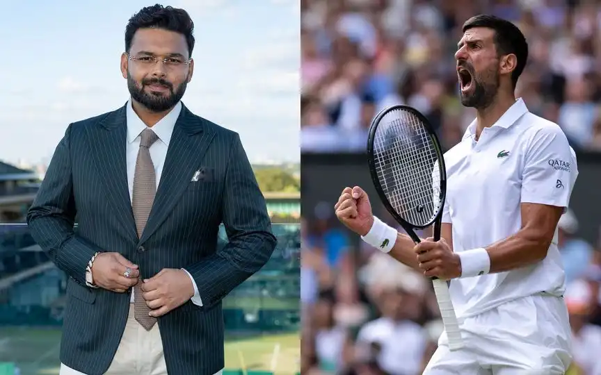 Rishabh Pant draws similarities with Novak Djokovic [Source: @DjokovicFan_, @CricCrazyJohns/X.com]