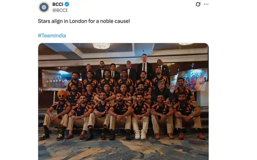 BCCI's tweet [Source: @BCCI/X.com]