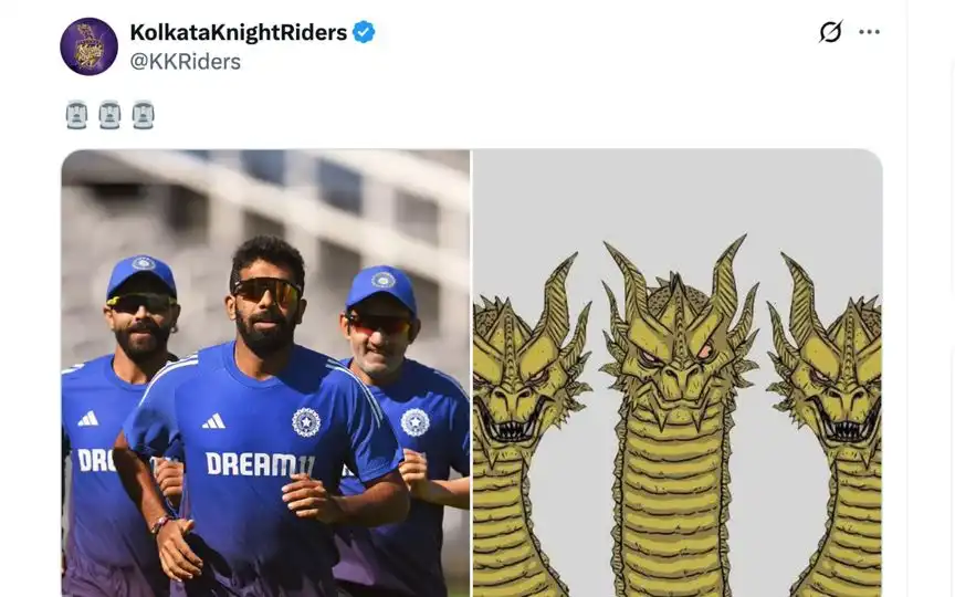 KKR's tweet [Source:  @KKRiders/X.com]