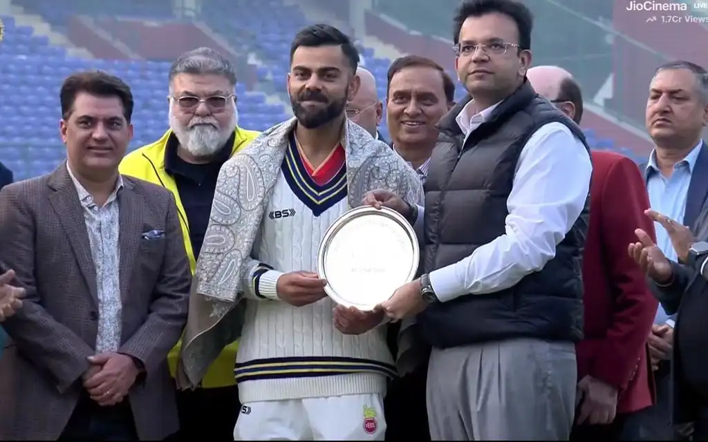 Virat Kohli and Rohan Jaitley - (Source : @Johns/X.com)