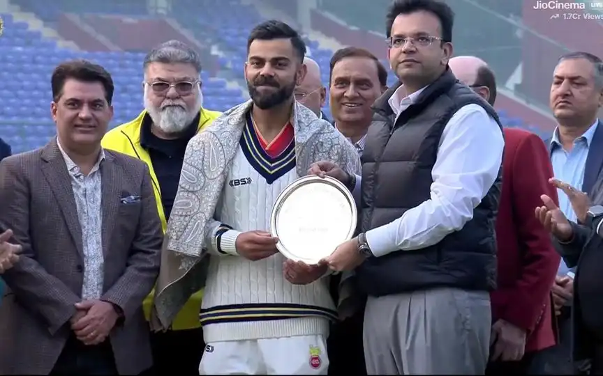 Virat Kohli and Rohan Jaitley - (Source : @Johns/X.com)