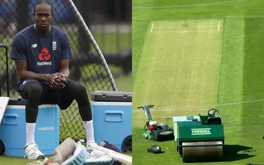 Jofra Archer - (Source : @Sandipan Banerjee/X.com)