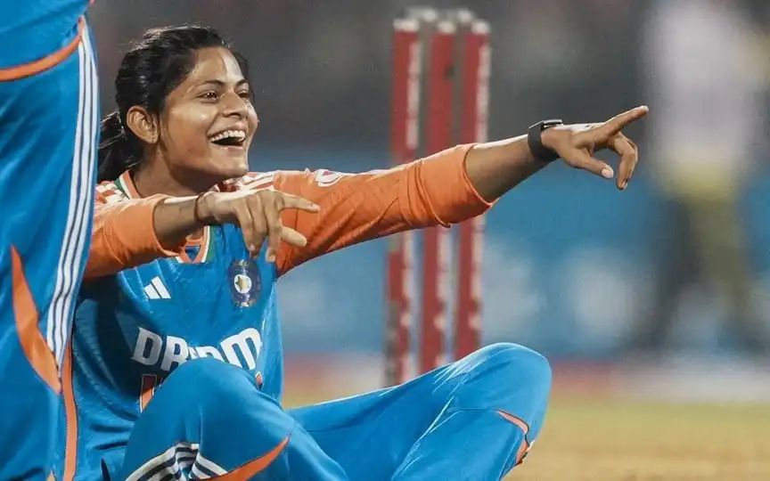 "We're Onto Something": Radha Yadav Confident India Will Dominate T20 World Cup "We're Onto Something": Radha Yadav Confident India Will Dominate T20 World Cup