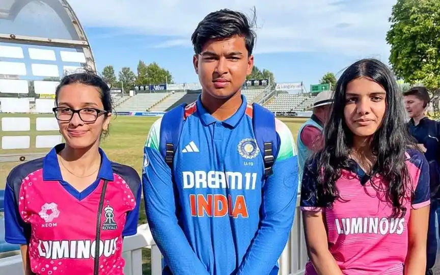Vaibhav Suryavanshi gains popularity in England [Source: @rajasthanroyals/X.com]