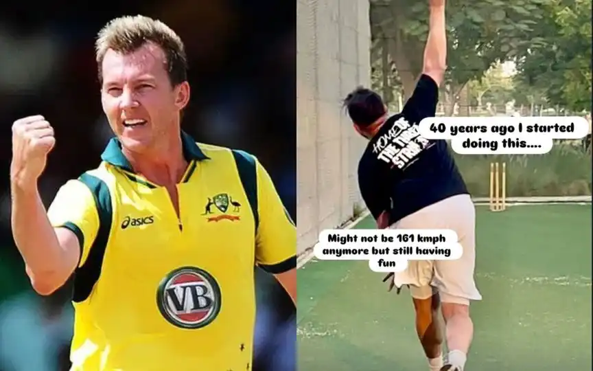 Brett Lee Sparks Nostalgia (Source: @Teamindiacrick/x.com, @brettlee_58/instagram.com)