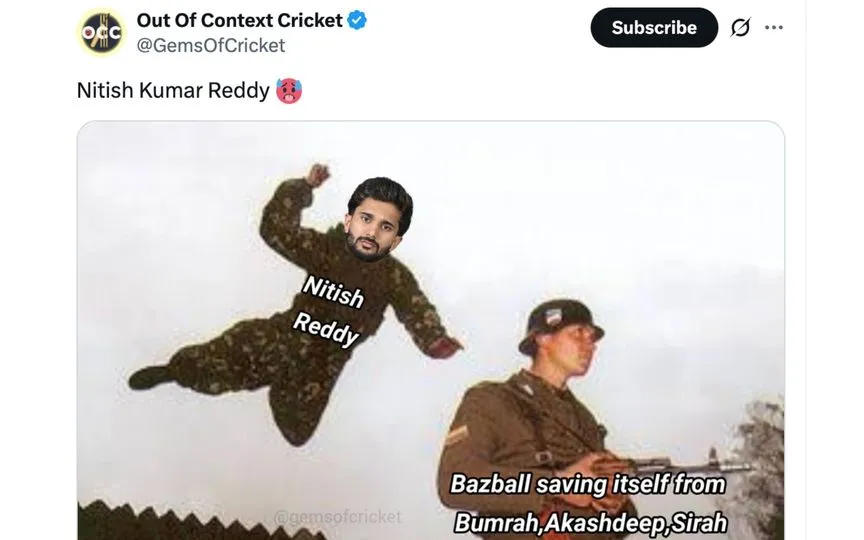 Fan tweet [Source: @GemsOfCricket/X.com]