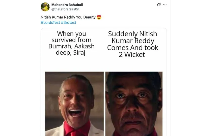 Fan tweet [Source: @thalaforareas0n/X.com]