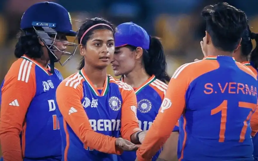 Shreyanka Patil in Indian team (Source: @RCBTweets/X.com)