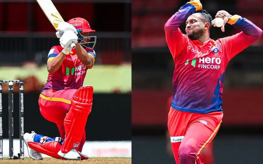 Shakib Al Hasan lits up GSL 2025 first game [Source: @Dubai_Capitals/X.com]