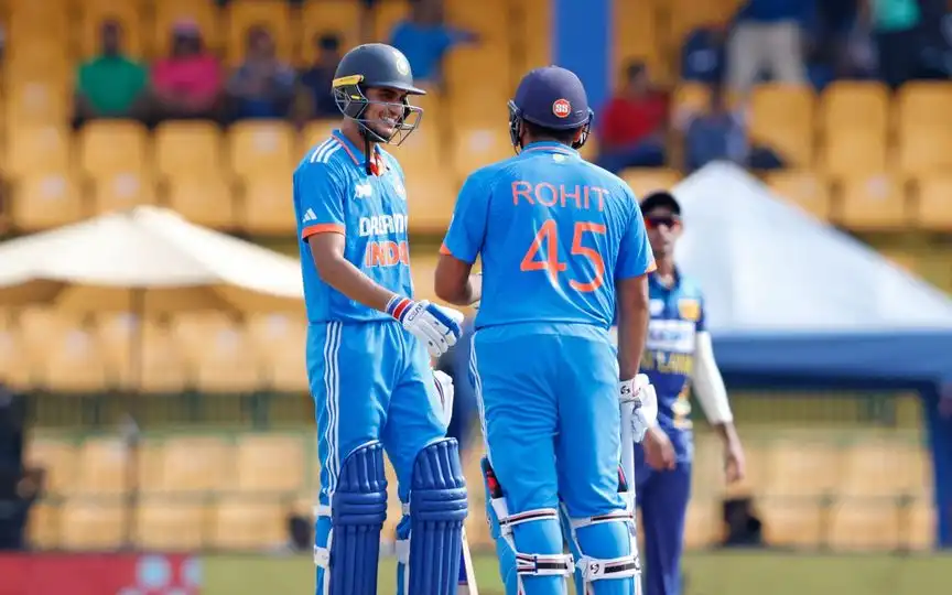 Shubman Gill and Rohit Sharma [Source: BCCI/X.com]
