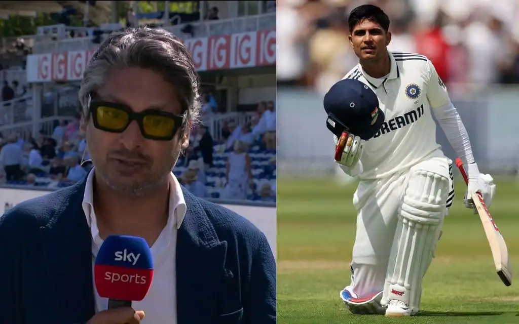 Sangakkara on Shubman Gill (Source:@sa9321,x.com)