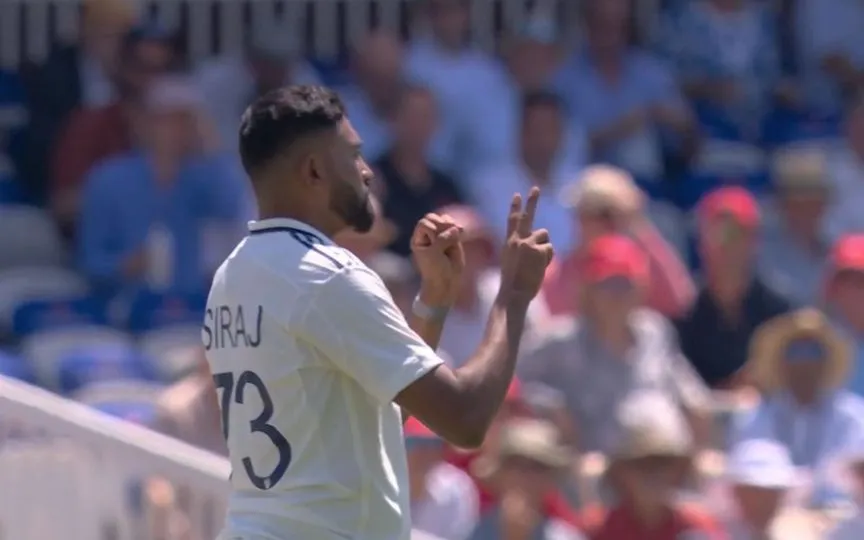 Mohammed Siraj [Source: @CricCrazyJohns/x.com]