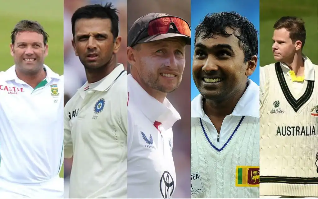 Jacques Kallis, Rahul Dravid, Joe Root, Mahela Jayawardene, Steve Smith (Source: @sportstarweb/X.com, @ICC/X.com)