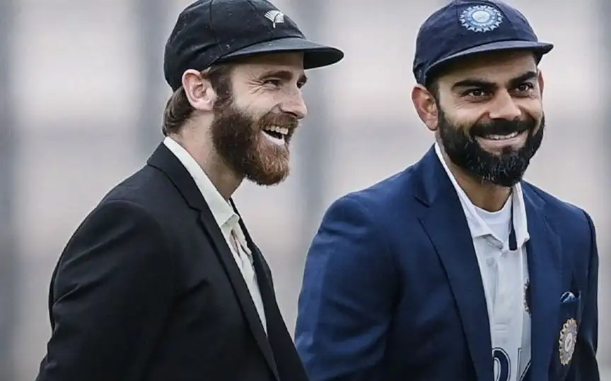 Kane Williamson and Virat Kohli (Source:@ICC/X.com)