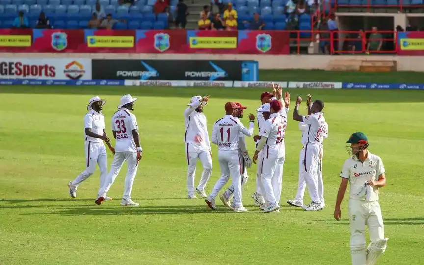 Australia vs West Indies Test match (Source:@haron_f/X.com)