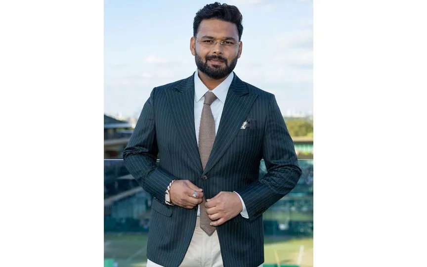 Rishabh Pant at Wimbledon 2025 (Source:@Wimbledon,x.com)