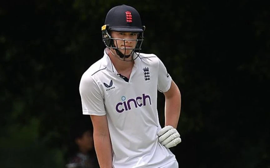 Rocky Flintoff was dismissed for 93 [Source: @codecricketau/x.com]