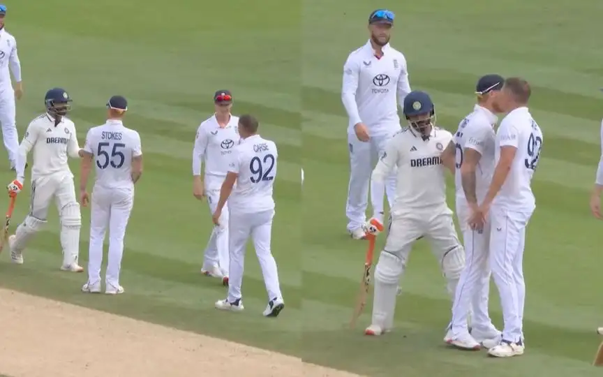 India vs England players fight (Source: @ChopadeAas91145/X.com)
