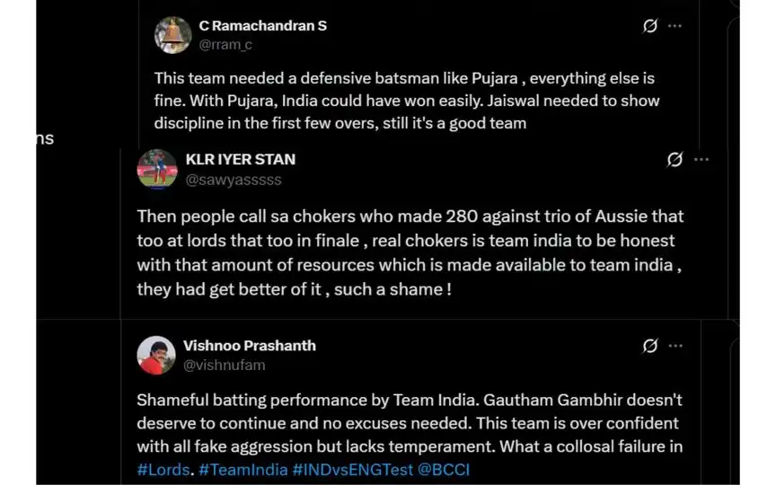 Fans Reaction (Source: @rram_c, @sawyasssss, @vishnufam/x.com)