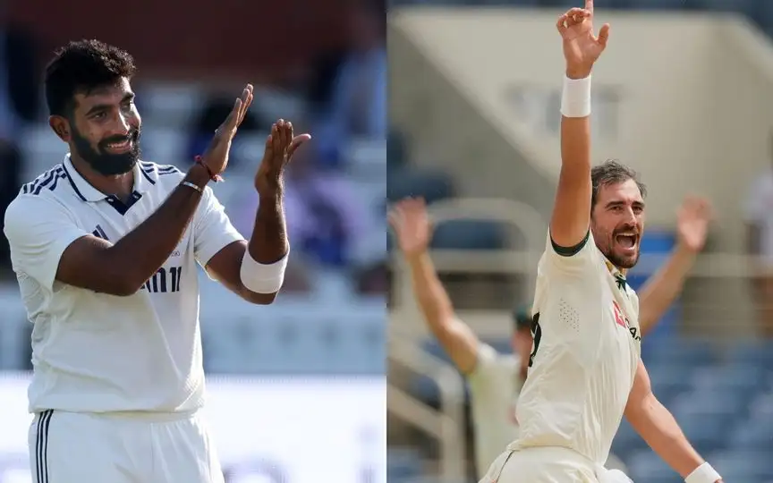 Jasprit Bumrah and Mitchell Starc (Source: AP Photos and @ESPNcricinfo/X.com)