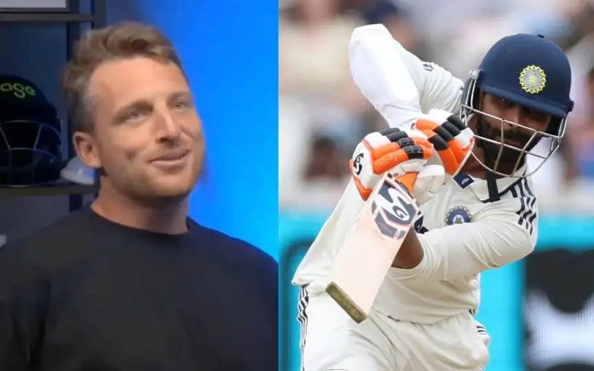 Buttler on Ravindra Jadeja (Source:@SportsCulture24 and AP Photos)