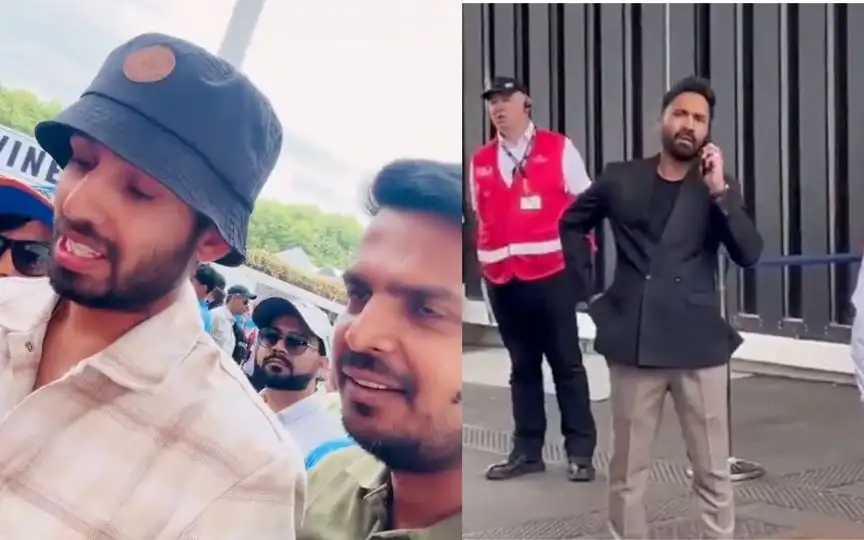 Jitesh Sharma outside Lord's Test (Source:@jadejamayur_2/X.com)