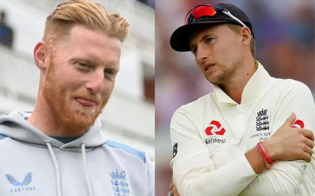 Ben Stokes and Joe Root [Source: @ICC/X.com]