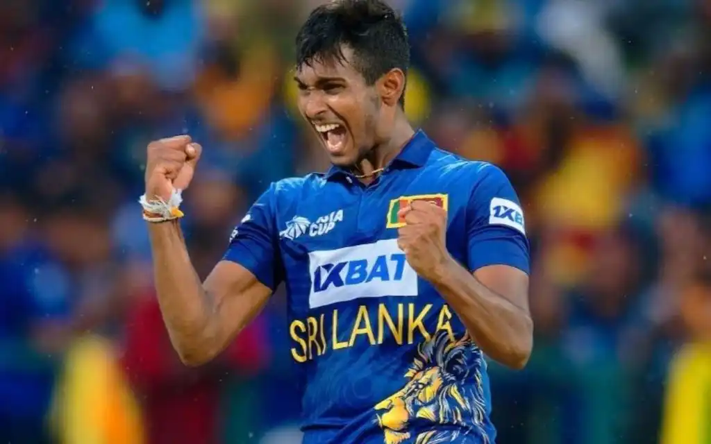 Matheesha Pathirana for Sri Lanka (Source:@ThurunuJ/X.com)