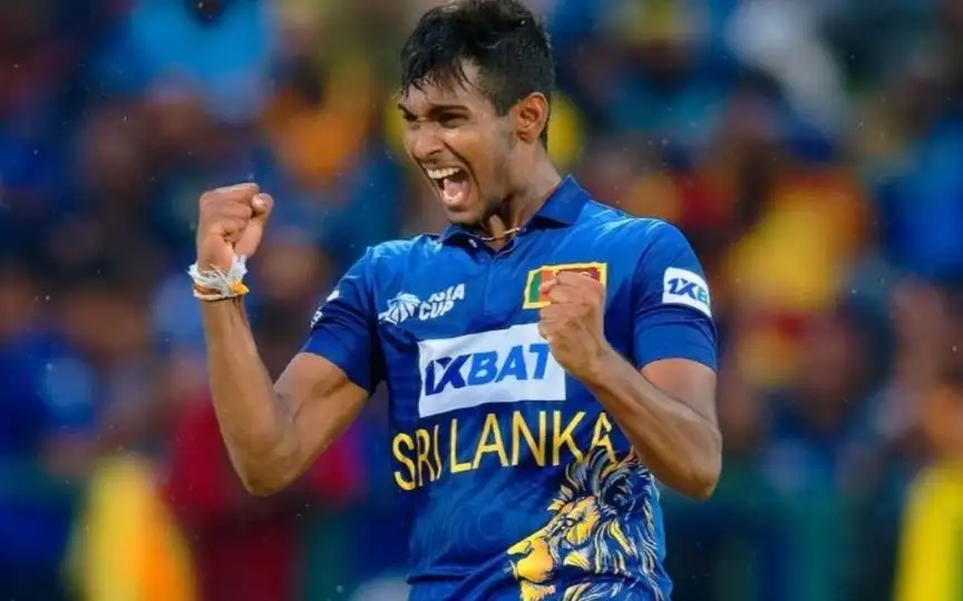 Matheesha Pathirana for Sri Lanka (Source:@ThurunuJ/X.com)