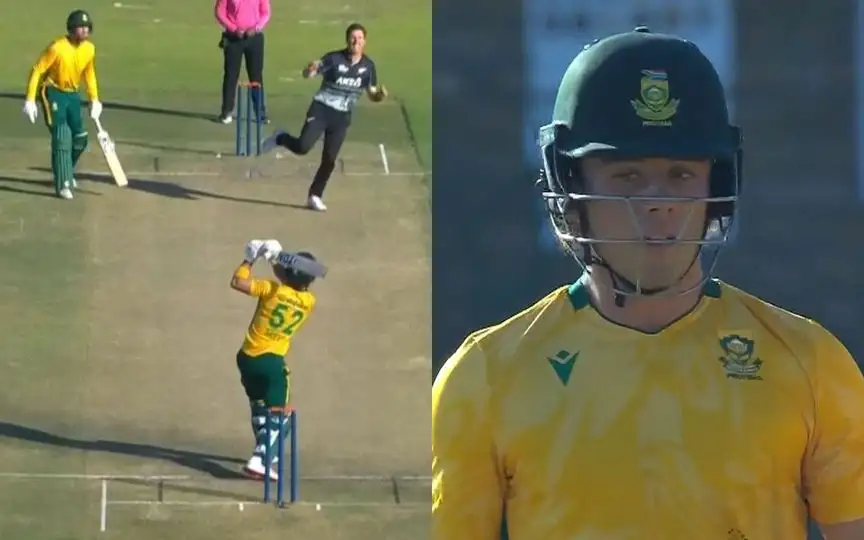 6, 6, W - Matt Henry Takes His Revenge As Dewald Brevis Falls After Two Massive Sixes
6, 6, W - Matt Henry Takes His Revenge As Dewald Brevis Falls After Two Massive Sixes