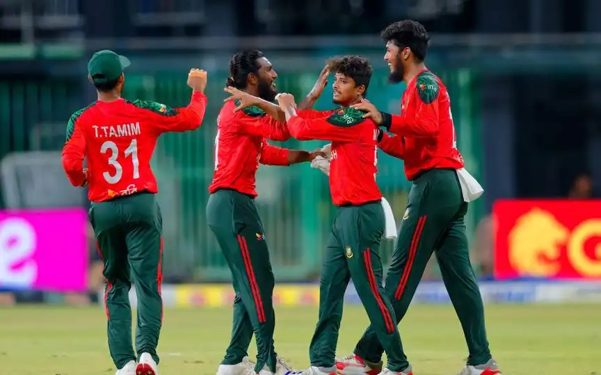 Bangladesh beat Sri Lanka in T20I series [Source: @raisul_rifat88/X.com]