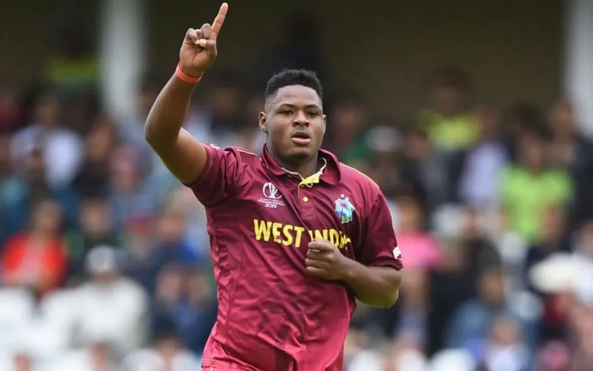 2. Oshane Thomas – 5/28 (West Indies), Pallekele, 2020 [Source: @rajasthanroyals/X.com]