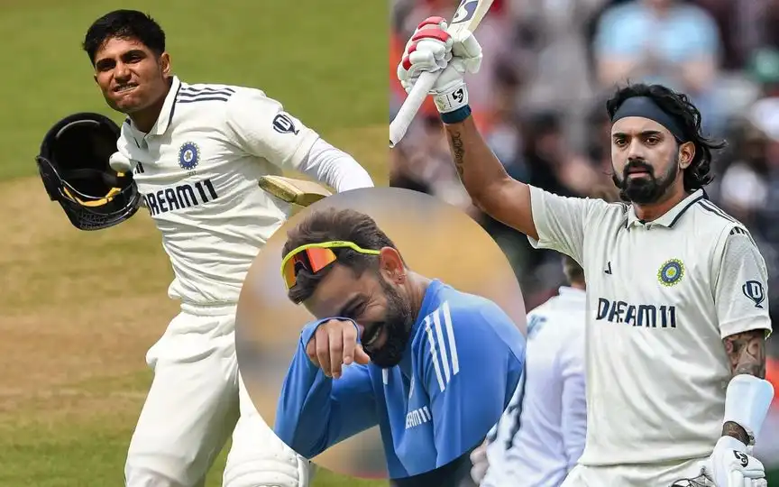 शुबमन गिल और केएल राहुल [स्रोत: @ICC/X.com]