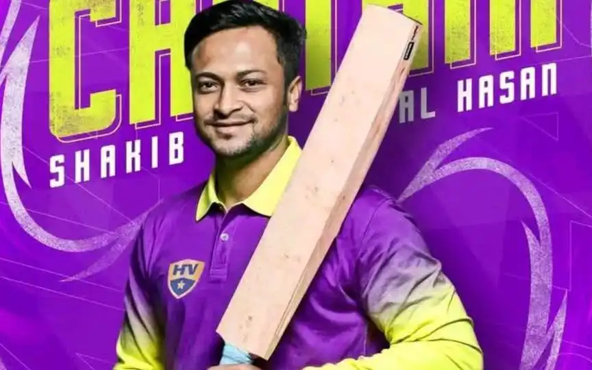 Shakib Al Hasan - (Source: @Miami Blaze/X.com)