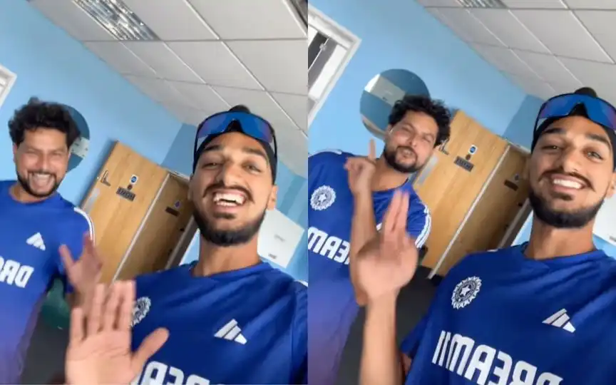 Arshdeep Singh Makes Kuldeep Yadav Dance On Punjabi Music In Brainrot Hilarious Video