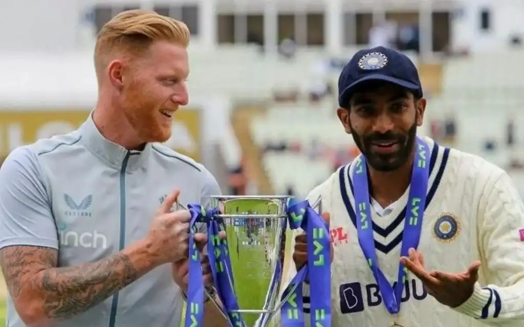 Jasprit Bumrah and Ben Stokes - (Source : @Johns/X.com)