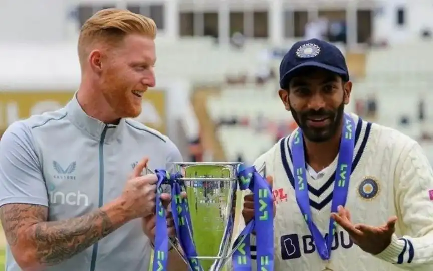 Jasprit Bumrah and Ben Stokes - (Source : @Johns/X.com)
