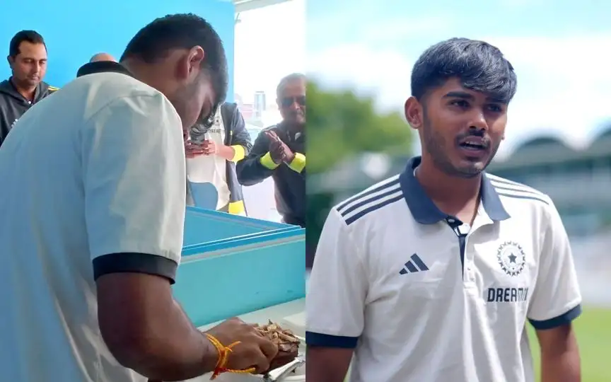 Ayush Mhatre celebrates his birthday [Source: @BCCI/X]