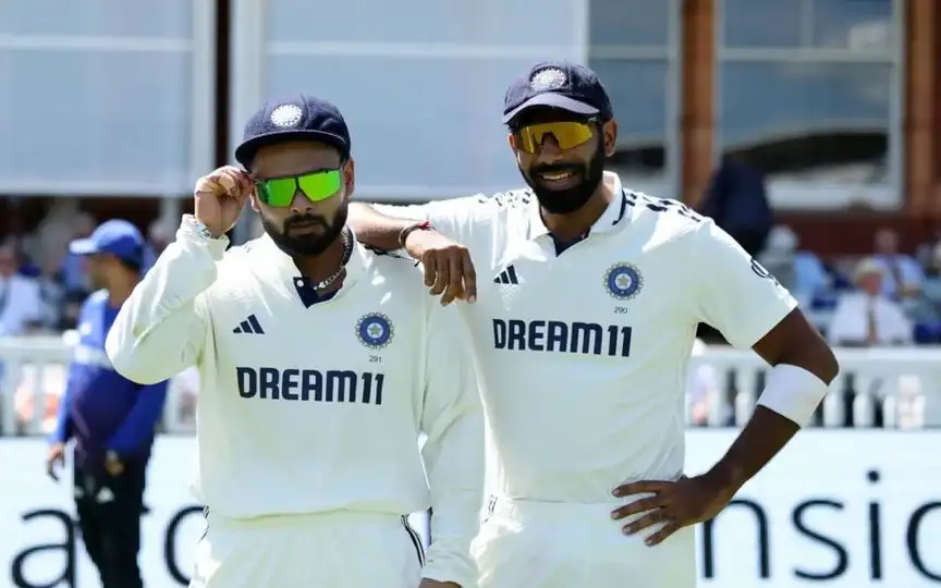 Rishabh Pant and Jasprit Bumrah [Source: @inn_swinger/x.com]