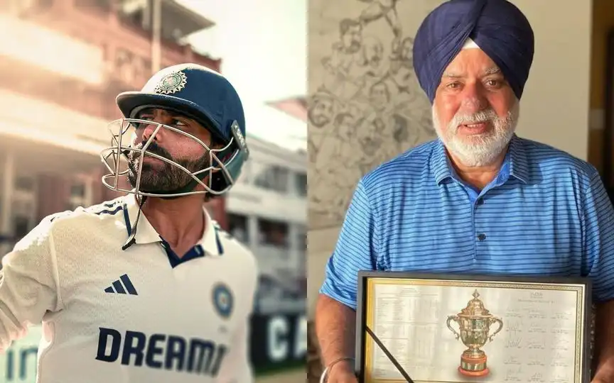 Balwinder Sandhu questions Ravindra Jadeja [Source: @HustlerCSK, @nikun28/X.com]