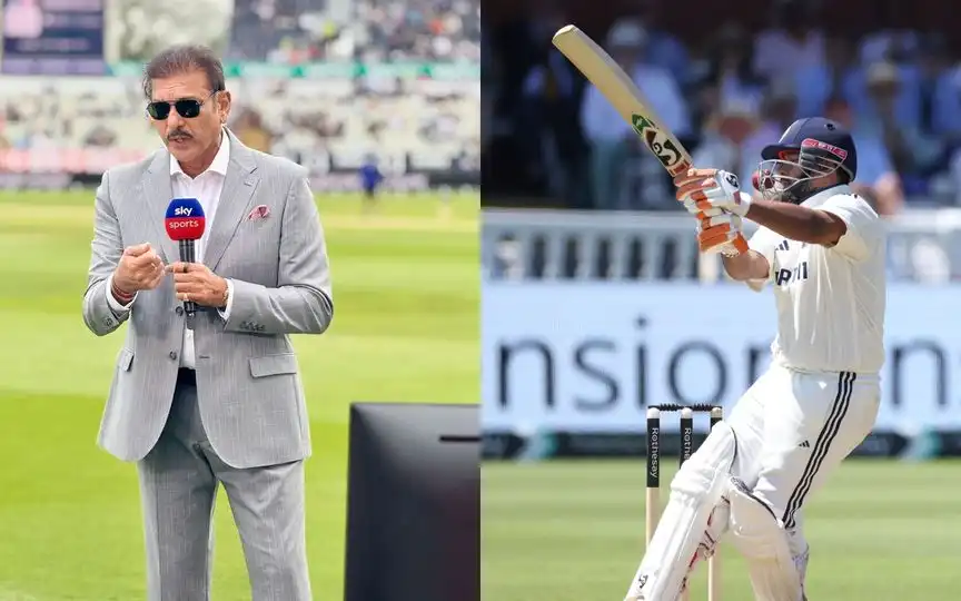 Ravi Shastri talks about Rishabh Pant's fitness [Source: AP Photos and @RaviShastriOfc/X.com]