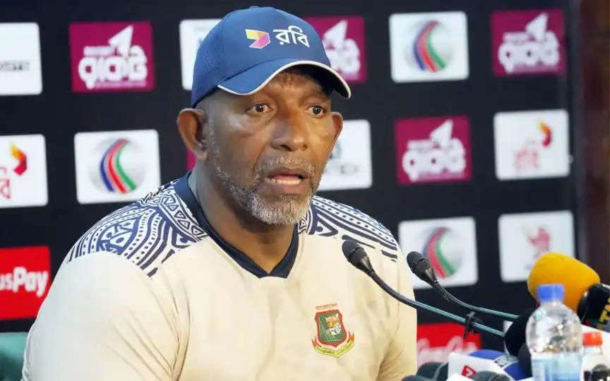 Phil Simmons the head coach of Bangladesh (Source:@BCBtigers,x.com)