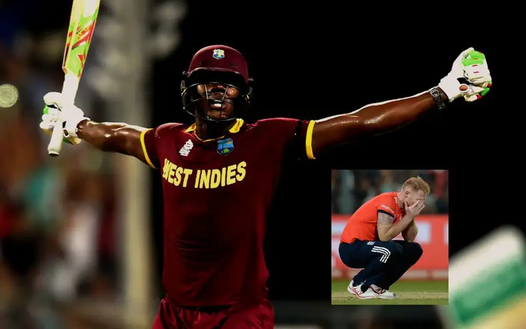 Carlos Brathwaite helped Windies win the T20 WC [Source: @ICC, @cricketcomau/x.com]