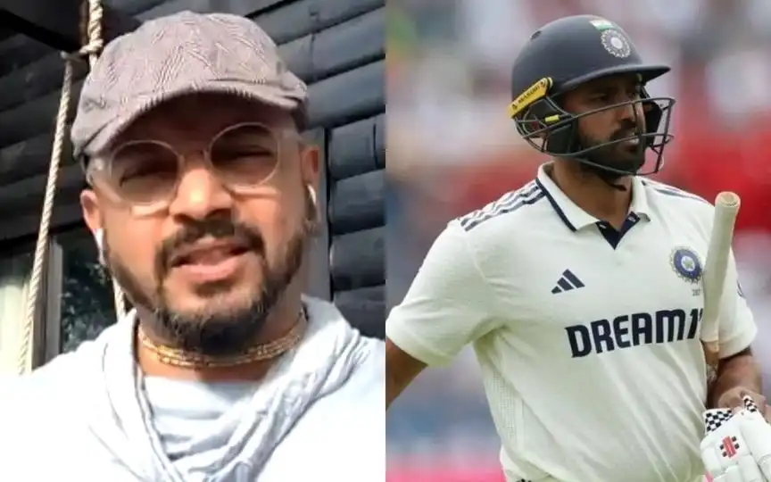 Murali Kartik and Karun Nair [Source: @Saabir_Saabu01/X.com]