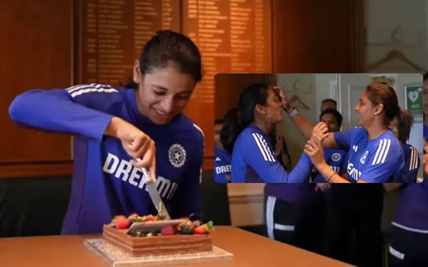 Smriti Mandhana celebrates birthday at Lord's [Source: @BCCIWomen/X.com]