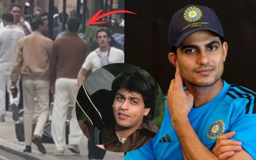 Shubman Gill spotted in London by fan [Source: @Gillmania/X.com]