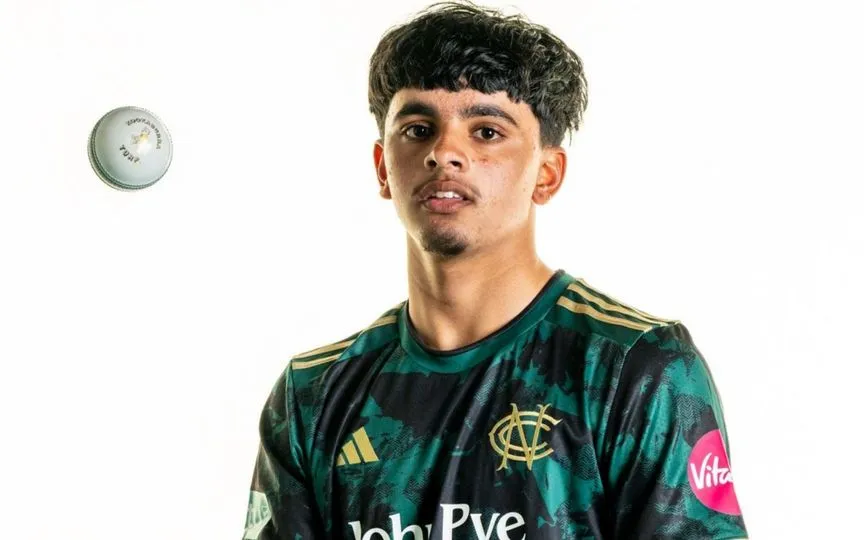 Farhan Ahmed shines [Source: @TrentBridge]
