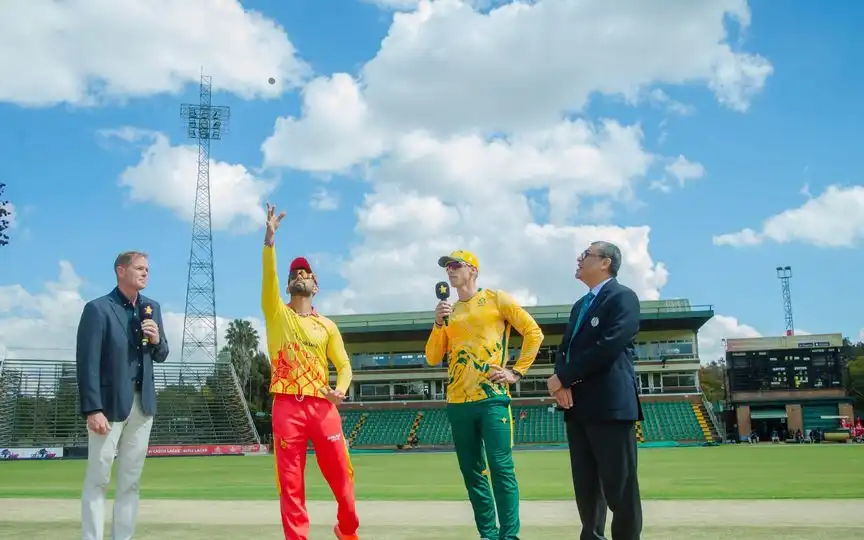 ZIM vs SA 4th T20I Match Prediction (Source: @ZimCricketv/x.com)