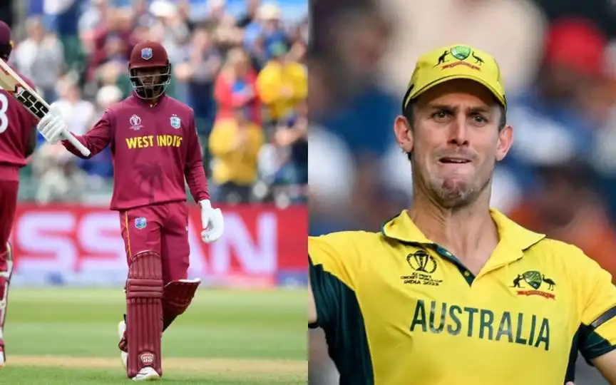 Shai Hope, Mitchell Marsh [Source: @cricketworldcup, @TUnlimitedd/x.com]